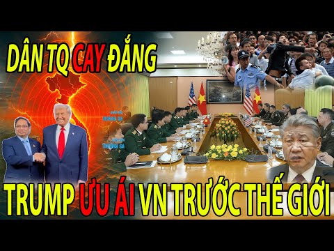 Dân TQ Phẫn Nổ! Khi Thủ Tướng Phạm Minh Chính Bắt Tay Tổng Thống Donald Trump Mỹ