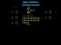 Understanding Sigma Notation with Constants