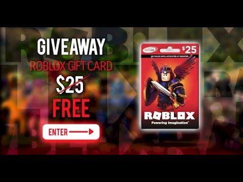 25 Roblox Gift Card Free 07 2021 - robux $25