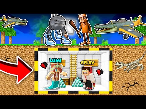 SEKRETNA PODZIEMNA BAZA PRZED POSTACIAMI ITALIAN BRAINROT W MINECRAFT?! GPLAY & LUMI