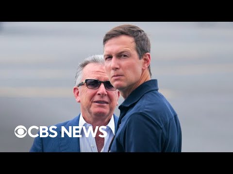 YouTube video thumbnail: Trump's Middle East Envoys Return to Israel to With Meet With Netanyahu