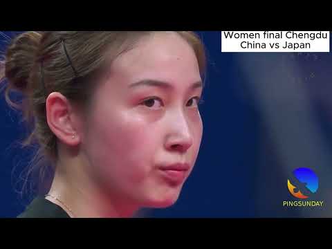 Women's Team Final | China vs Japan | Qian Tianyi vs Kimira Kasumi