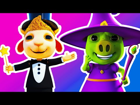 Real Magic vs Magic Tricks | The Witch Competes with Dolly's Brother in Magic | Kids Cartoon