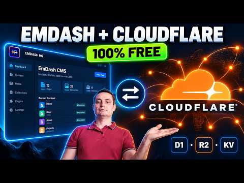 Deploy EmDash on Cloudflare Workers for FREE (Step-by-Step)