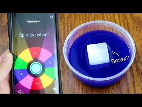 Spinner Wheel App Chooses My CRAZY SLIME DARES! Is it possible to Make Slime Waterproof?