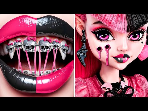 Vom Nerd Mädchen zur Schönheit Draculaura und Frankie Stein Monster High / Wie man zum Vampir wird!