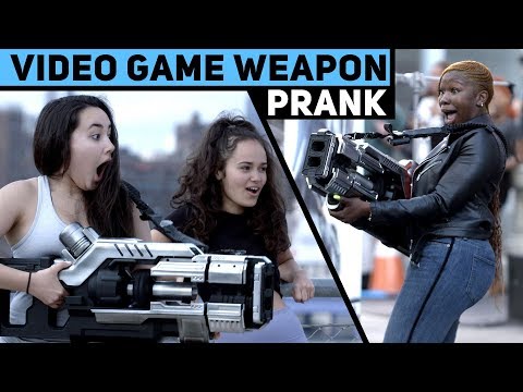 Video Game Weapon Prank