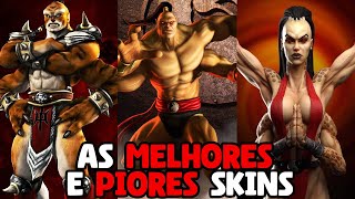 Rankeando TODAS Skins Base dos Shokans em Mortal Kombat