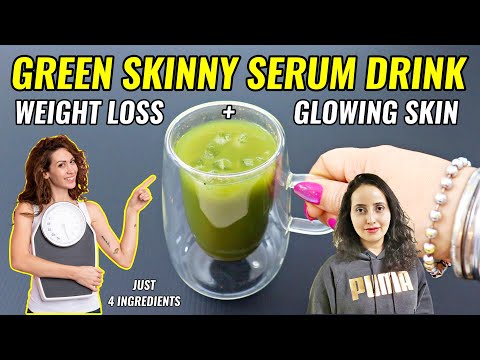Lose 4 Kgs In 7 Days | 4 Ingredient Weight Loss Drink | Green Skinny Serum Drink