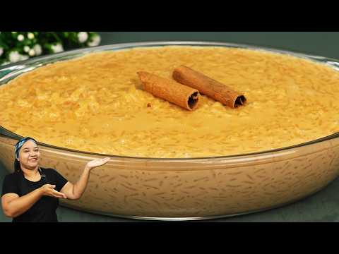 Depois que fiz Arroz Doce assim, nunca mais fiz de outro jeito! Cremoso e com sabor incrível