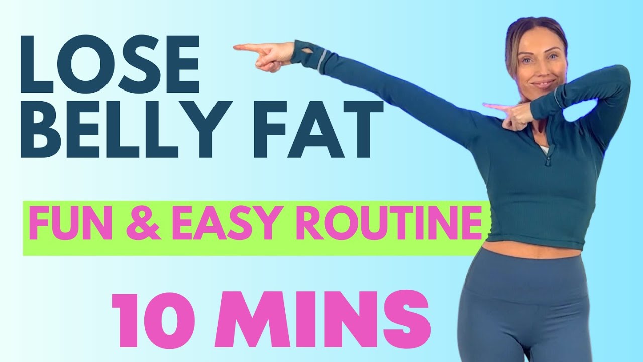 10 Minute Lose Belly Fat Workout  Standing Abs Workout