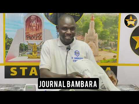 Journal bambara presenté par kassoum Diarra passeport AES,les parti politique,et autres