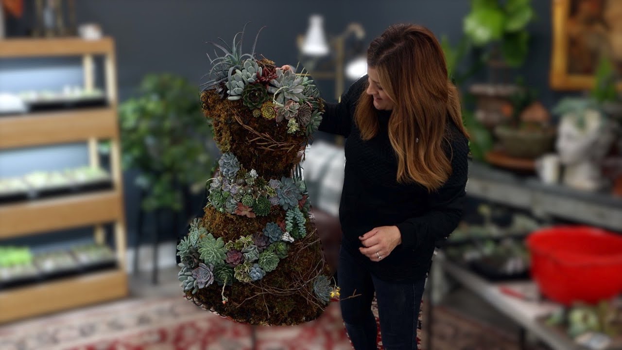 Planting Succulents in a Dress Form!
