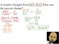 Calculating Percent Change with Proportions