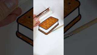 Ice Cream Sandwich 🍦#glitter #glitterart #colorfulcreativekids #icecream #dessert #coloring #kids