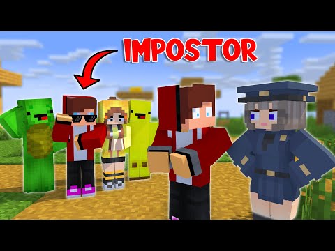 MAIZEN : JJ Has an IMPOSTOR ?? -  Minecraft Animation JJ & Mikey