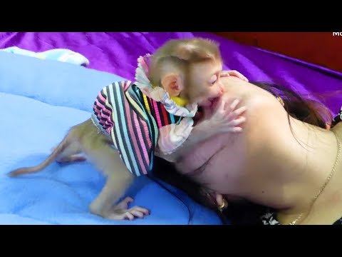 Mom Very Surprise!! Most Adorable Zuji Walking So Cute To Kiss Mom | So Lovely BB Zuji