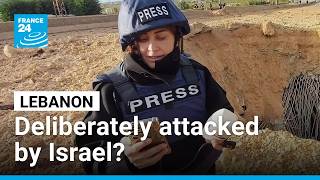 YouTube video thumbnail: Lebanese Journalist Deliberately Targeted by Israeli Attack, Probe Reveals