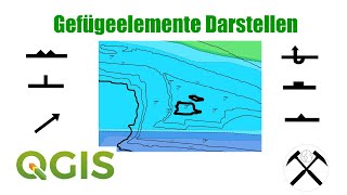 QGIS - Darstellung von Gefügeelementen auf einer Karte