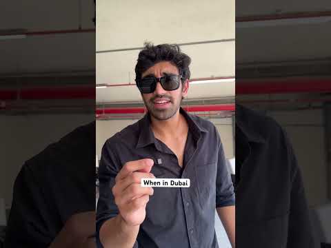 Habibi Welcome to Dubai! 😂.  #ahmedmasood #dubai #relatable #funny #indian #desimemes #shorts