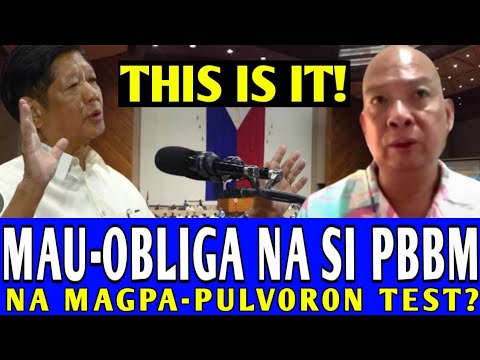 THIS IS IT!! Ito ang tatapos sa isyu tungkol kay PBBM!! Mau-OBLIGA naba si PBBM magpa-PULV0R0N TEST?