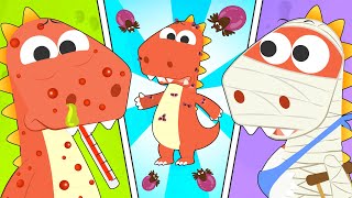Aprende con Eddie 🦖 Cómo Curar la Varicela, la Gripe, un Hueso Roto y Mucho Más | Videos para Niños