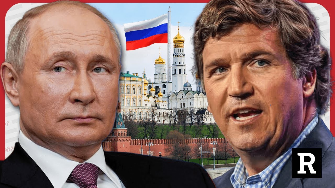 Tucker Carlson caught INVADING Russia to interview Putin! Neocons CRY!