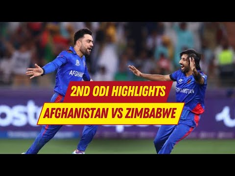 Afghanistan vs Zimbabwe 2nd ODI 2024 Full Highlights | AFG vs ZIM