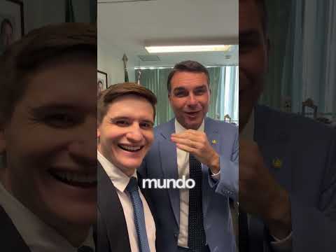 Junto com o futuro presidente Flรกvio Bolsonaro #pavanato #nikolasferreira #flaviobolsonaro