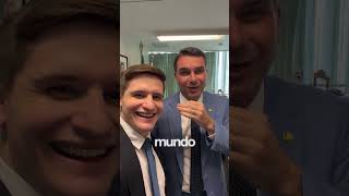 Junto com o futuro presidente Flávio Bolsonaro #pavanato #nikolasferreira #flaviobolsonaro