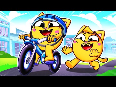 Canción 'Aprender a Andar en Bicicleta' | Divertidas canciones para niños 😻🐨🐰🦁 por Baby Zoo Español