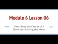 Understanding Mean and Data Distribution