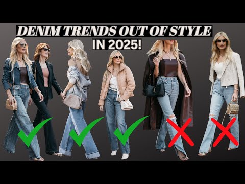 5 Denim Trends Out of Style in 2025 | Fashion Over 40