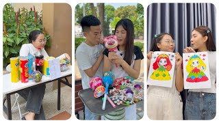 Lovely Candy For Sister 🥰 || Drawing Contest 🎨 - Who win? by Su Hao #shorts