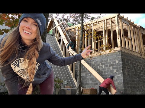 Frost Warning + Massive Roof Gets Tied Together | Preparing for Winter