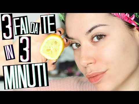 3 TRUCCHETTI FAI DA TE PELLE PERFETTA | ELIMINARE I BRUFOLI E I PUNTI NERI IN 3 MIN  | Adriana Spink