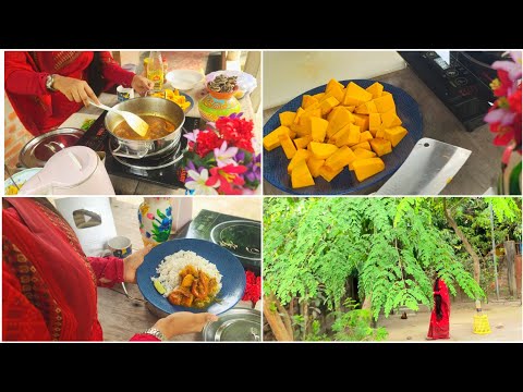 চিংড়ি মাছ দিয়ে মিষ্টি কুমড়া রান্না |  Pumpkin With Shrimp Curry  | চিংড়ি রেসিপি | bengali recipe |