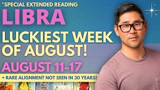 Libra - RARE, “NEVER HAPPENS” SPREAD LIKE WHAT THE ACTUAL 😳! Aug 11-17 Tarot Horoscope