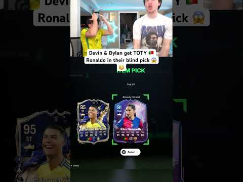 Devin & Dylan get TOTY 🇵🇹Ronaldo in their blind pick 😱😳