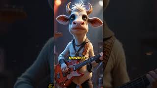 What If a Cow Became a Rockstar? 🎸🐄 | PopToonsEnglish  #animalhumor  #meme #animaljokes #cartoon