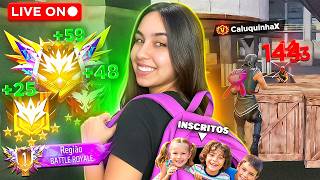 LIVE ON! VEM QUE HOJE EU CARREGO VOCES 🤣 FREE FIRE AO VIVO 🎀LETHICIAX FF🎀
