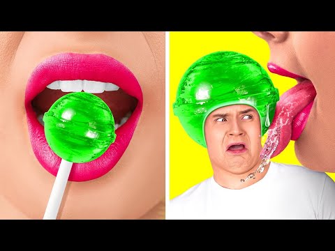 SI LAS COMIDAS FUERAN PERSONAS || ¡Situaciones graciosas! Los mejores trucos por 123 GO! CHALLENGE