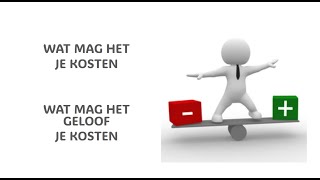 "Wat mag het je kosten?" door Pastor Gaby.  01-09-2024