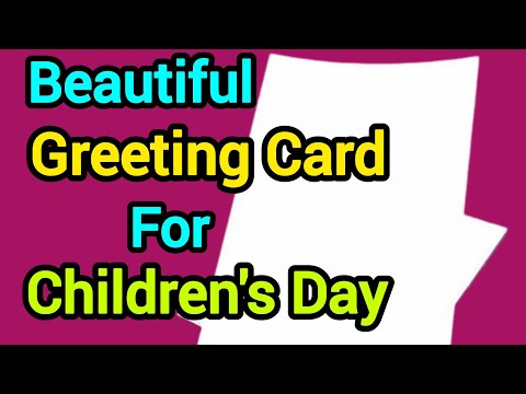 Children's Day Card Making Ideas || Children's Day Card Drawing | Children's Day Card Simple#diycard