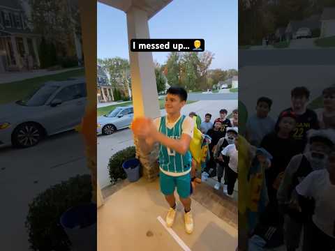 Mini Hoop Halloween Basketball Challenge