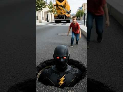 Zoom Outruns Concrete Death! (But Gets a Muddy Suit!) #Zoom #TheFlash #shorts