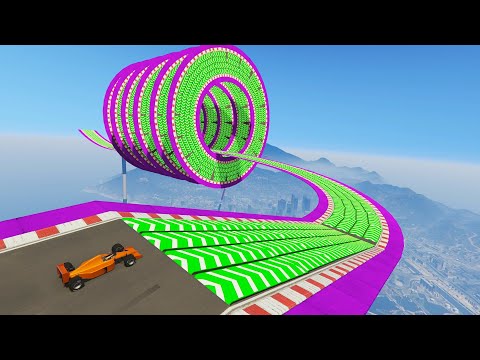 GTA 5 🐸 Speed Boost Tunnel Race