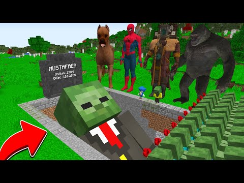 MUSTAFAER HÜZÜNLÜ ÖLÜMÜ 😭 - Minecraft