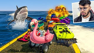 Cars vs Cars Challenge 543.334% People Eat Shark After This Race in GTA 5!