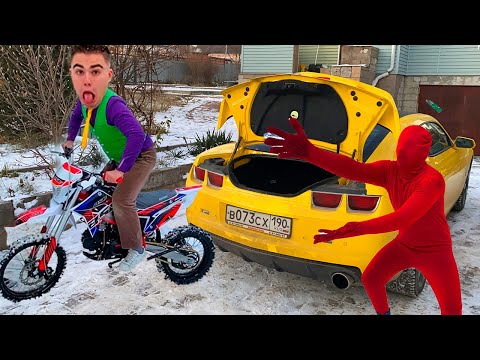 Dad Tried to Ride My Yamaha Motorcycle Without Knowing How - Comedy Fail Video